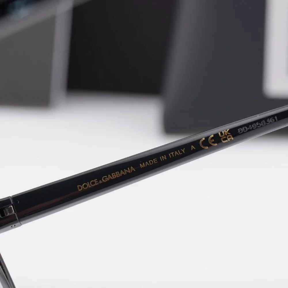 Dolce & Gabbana Kids DX5095 501 Round Eyeglasses - Black 46m